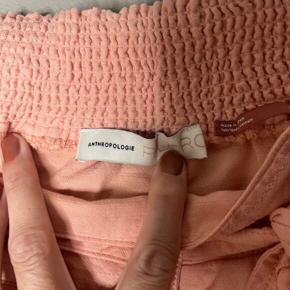Anthropologie Pilcro Wrap Skirt Size Small Feminine‎ Spring Petal Pink Pastel - Picture 5 of 8